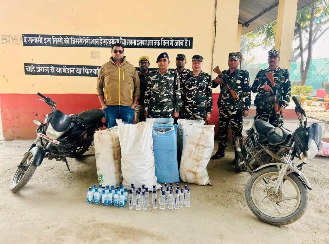 270 liters of liquor seized