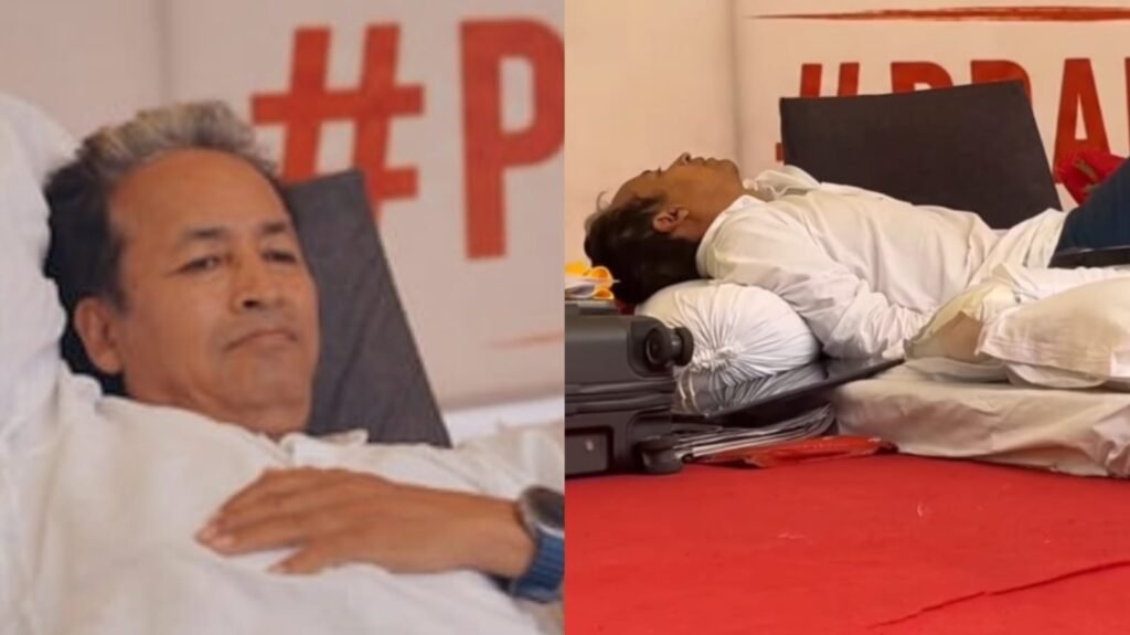 Sonam Wangchuk's condition worsens; demands raised to shift him to a hospital.