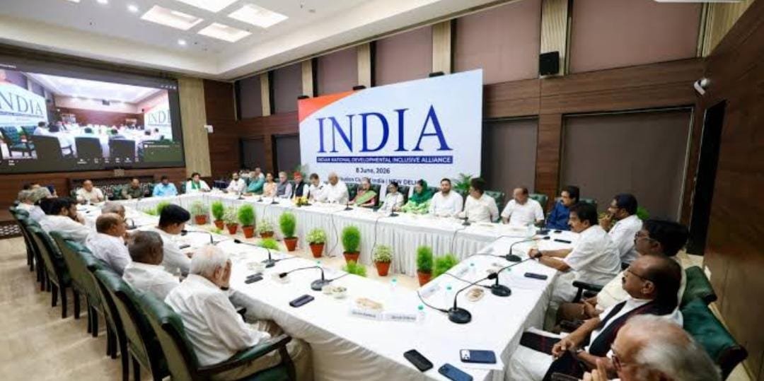 Posters of opposition leaders put up in Delhi ahead of India meeting