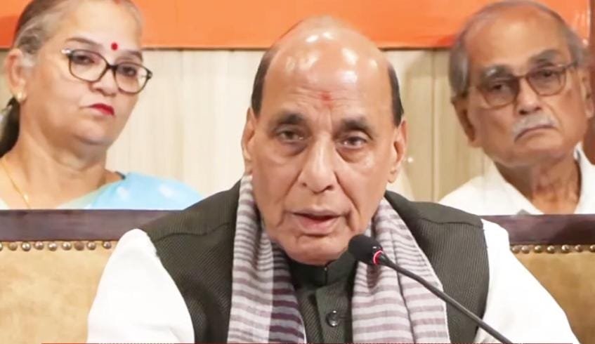 Defence Minister Rajnath Singh
